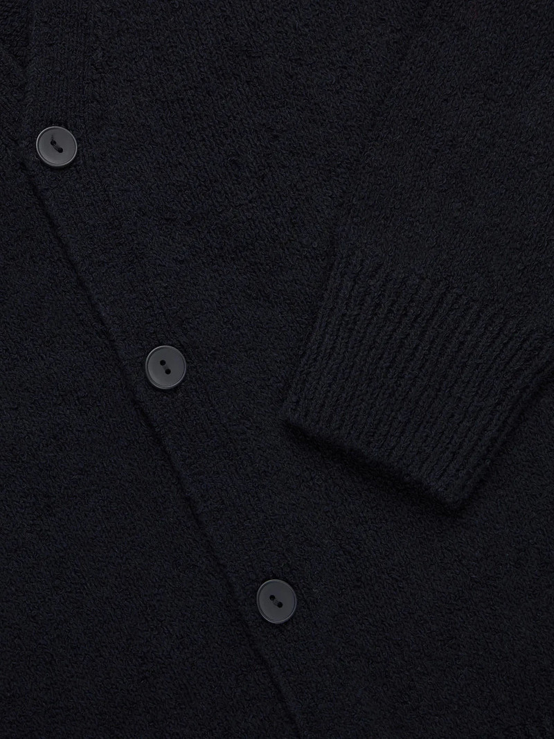 3sixteen Classic Cardigan Black Boucle outlook