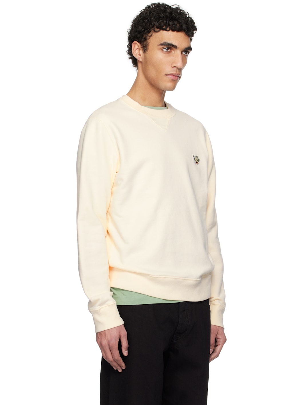 Off-White Barista Fox Patch Regular Sweatshirt - 2