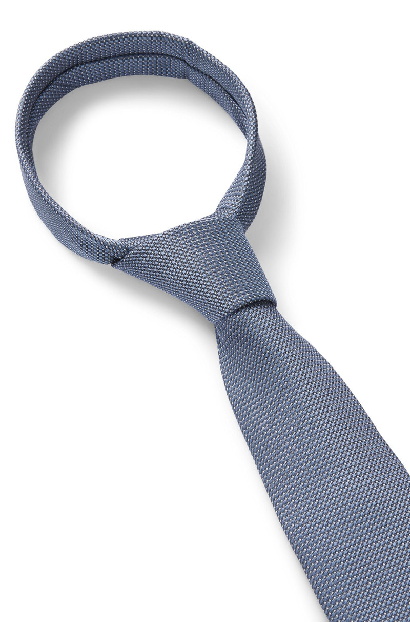 SILK-BLEND TIE WITH JACQUARD PATTERN 6