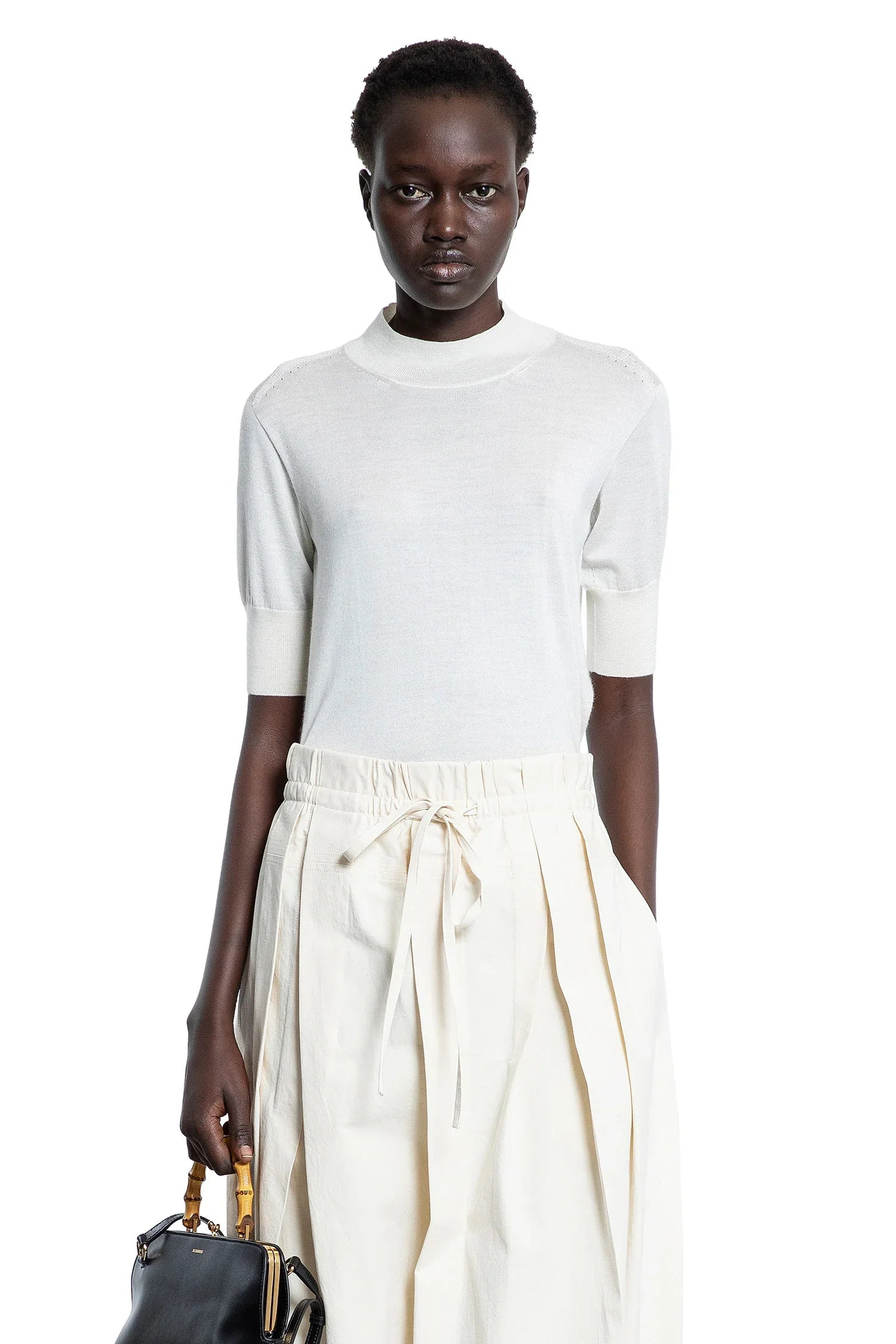 Sjort-Sleeve-Knit-T-Shirt - 5