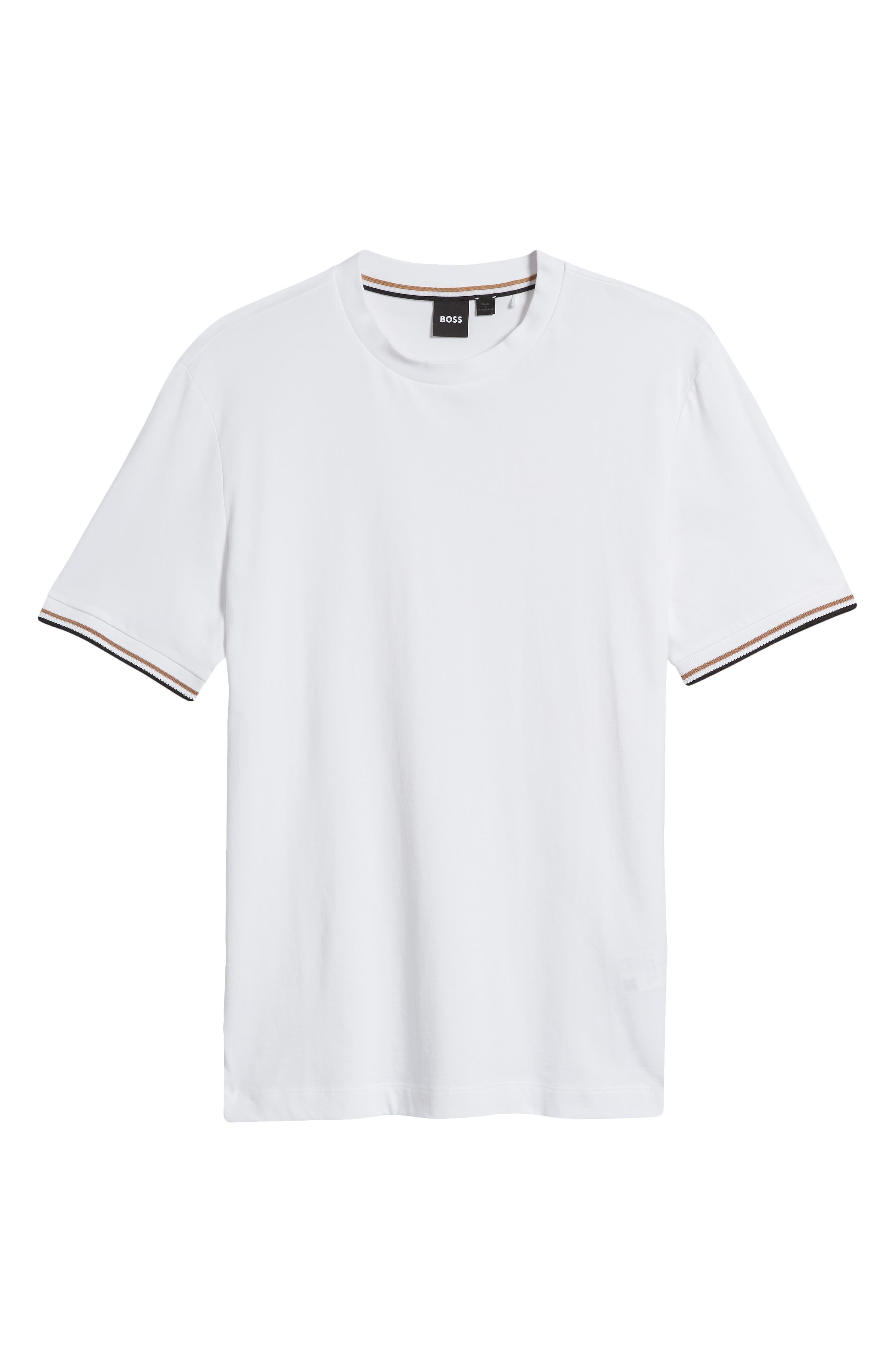 BOSS Thompson Cotton T-Shirt in White at Nordstrom - 5