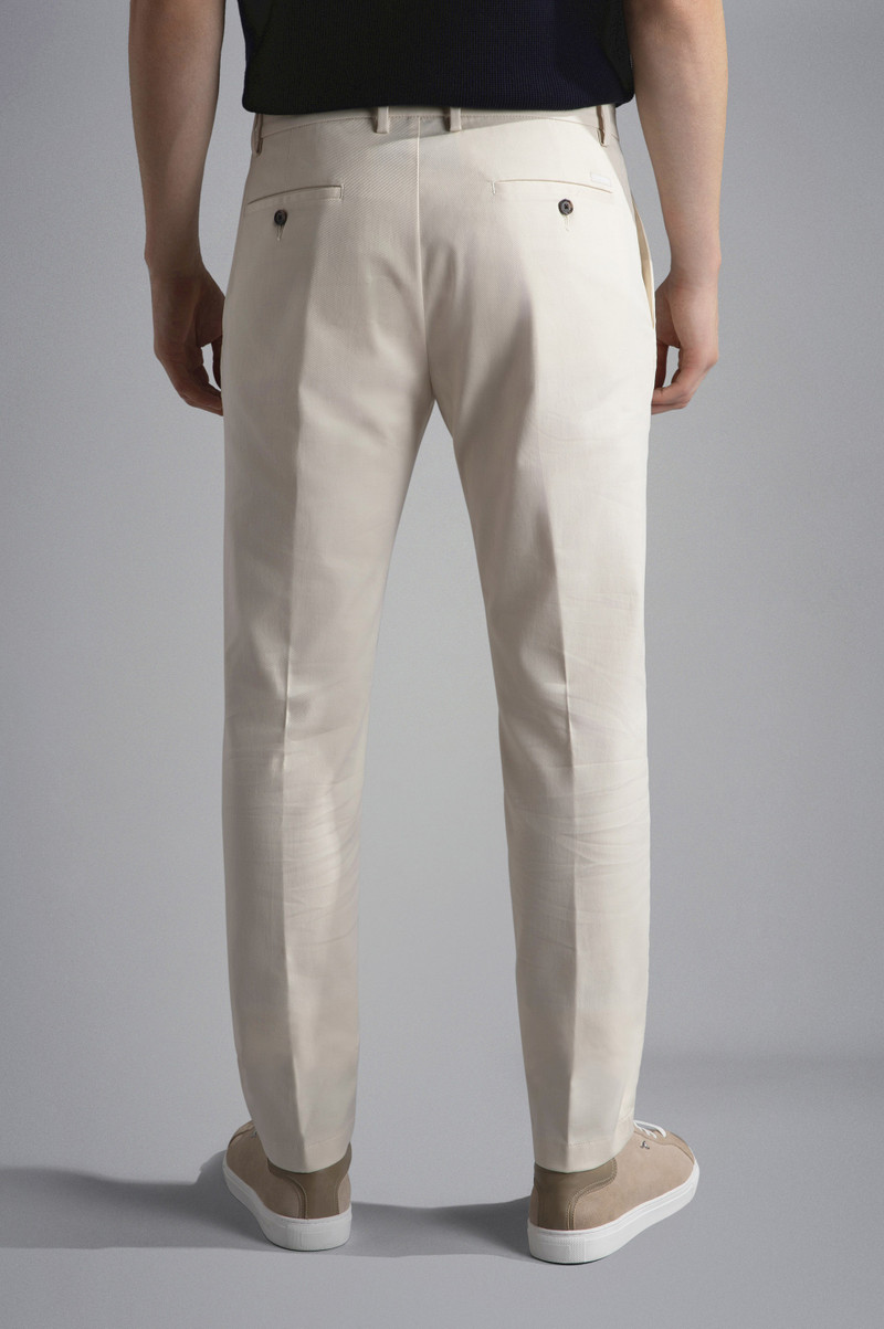 COTTON STRETCH CHINO TROUSERS 3