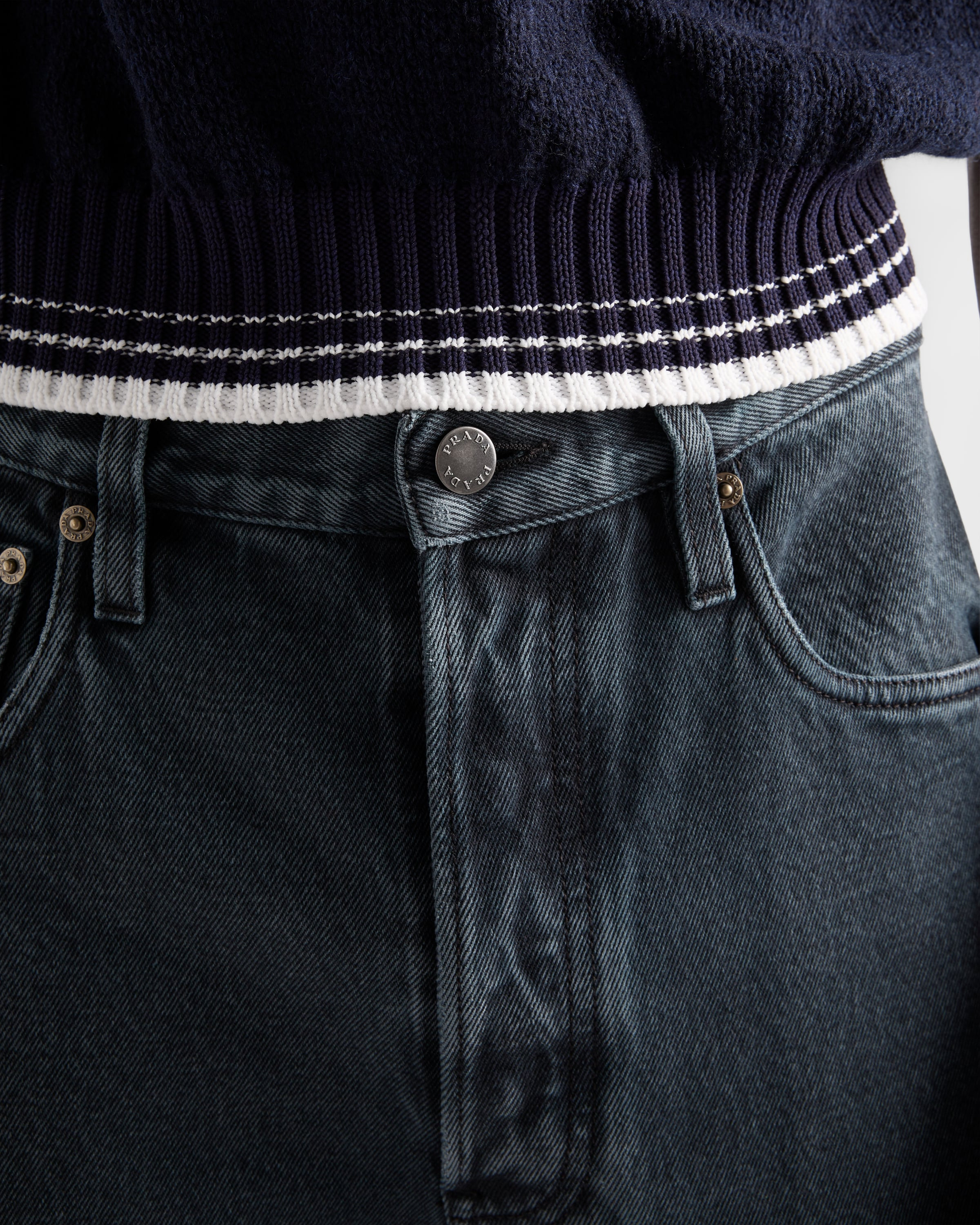Five-pocket denim jeans - 4