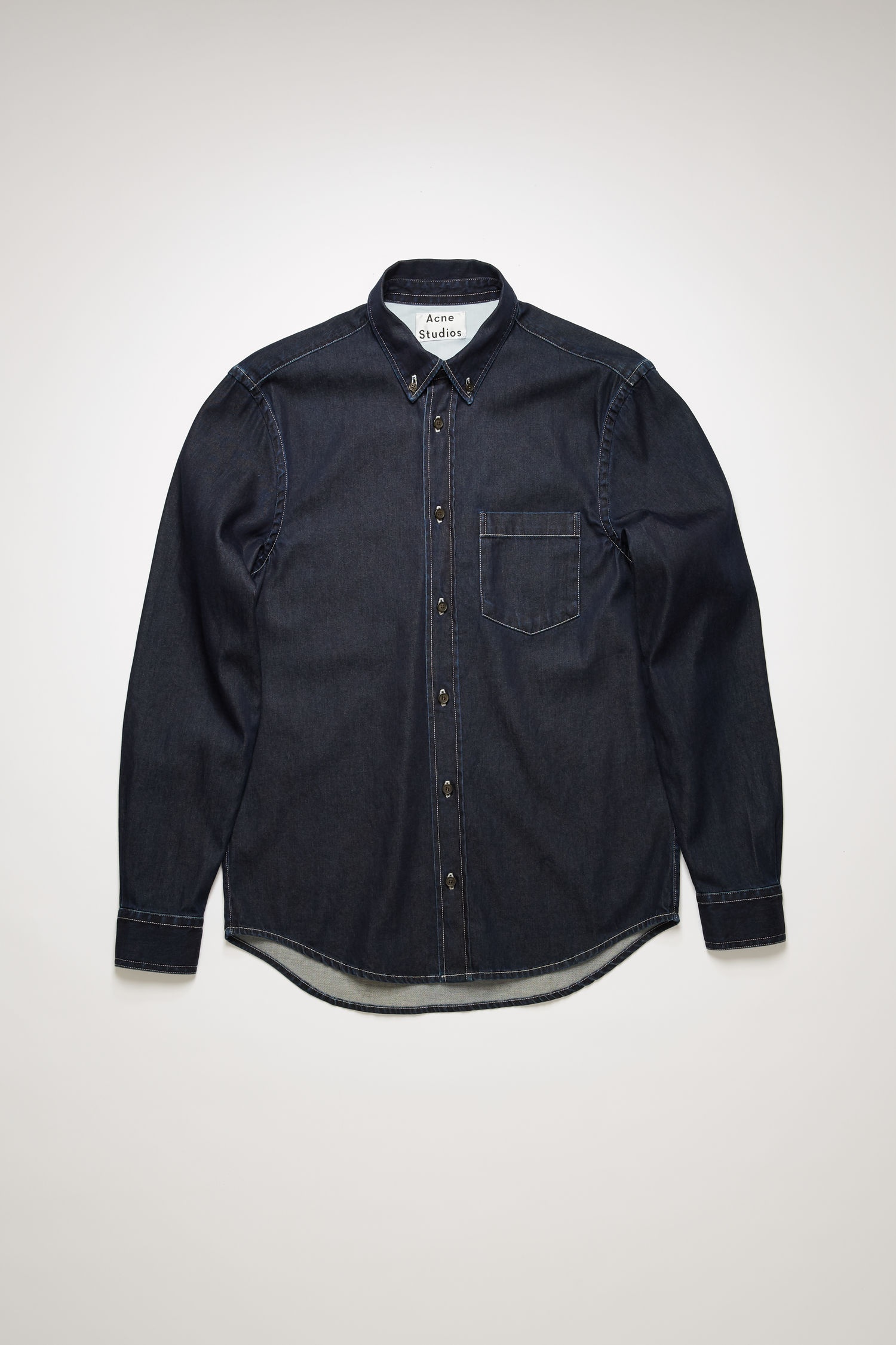 Classic denim shirt indigo blue - 1