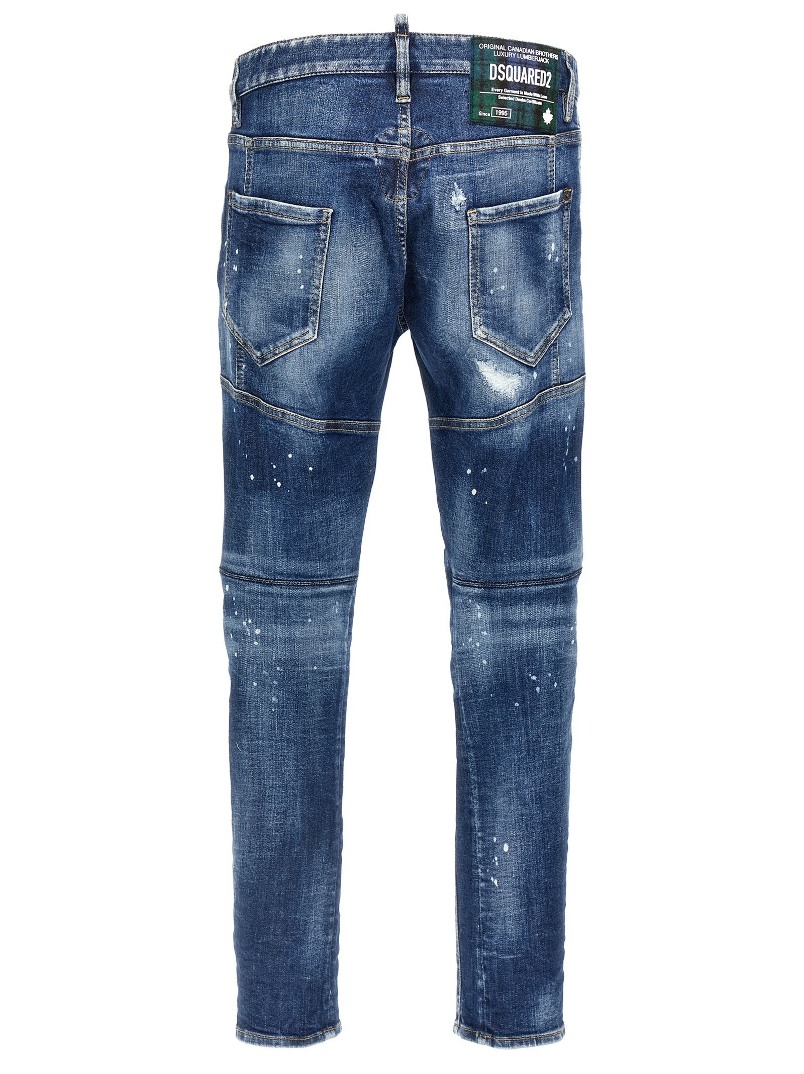 DSQUARED2 Tidy Biker Jeans Blue | wananluxury | REVERSIBLE