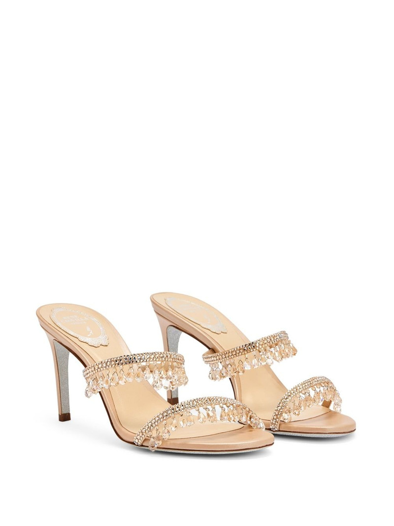 RENE CAOVILLA 80mm Chandelier mules outlook
