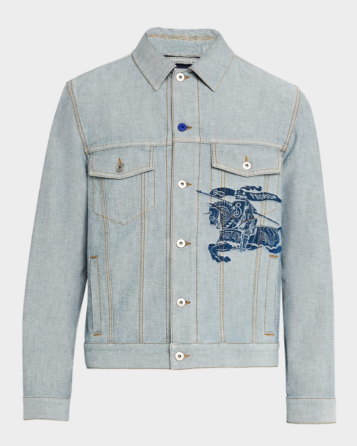 Burberry Men's EKD Denim Jacket | neimanmarcus | REVERSIBLE