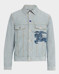 ジャケット Burberry Embroidered Denim Jacket Burberry | Jackets & Coats | Vintage Authentic Denim