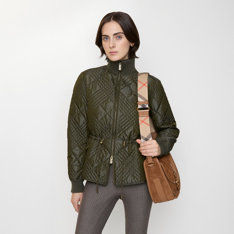 Burberry Micro Check-stitch Nylon Wakerley Jacket outlook