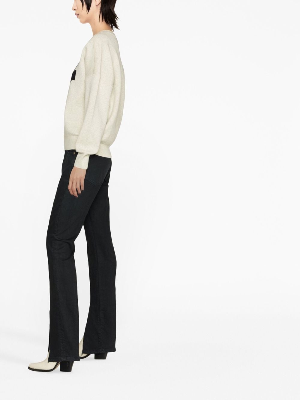 Atlee intarsia-knit relaxed jumper - 4