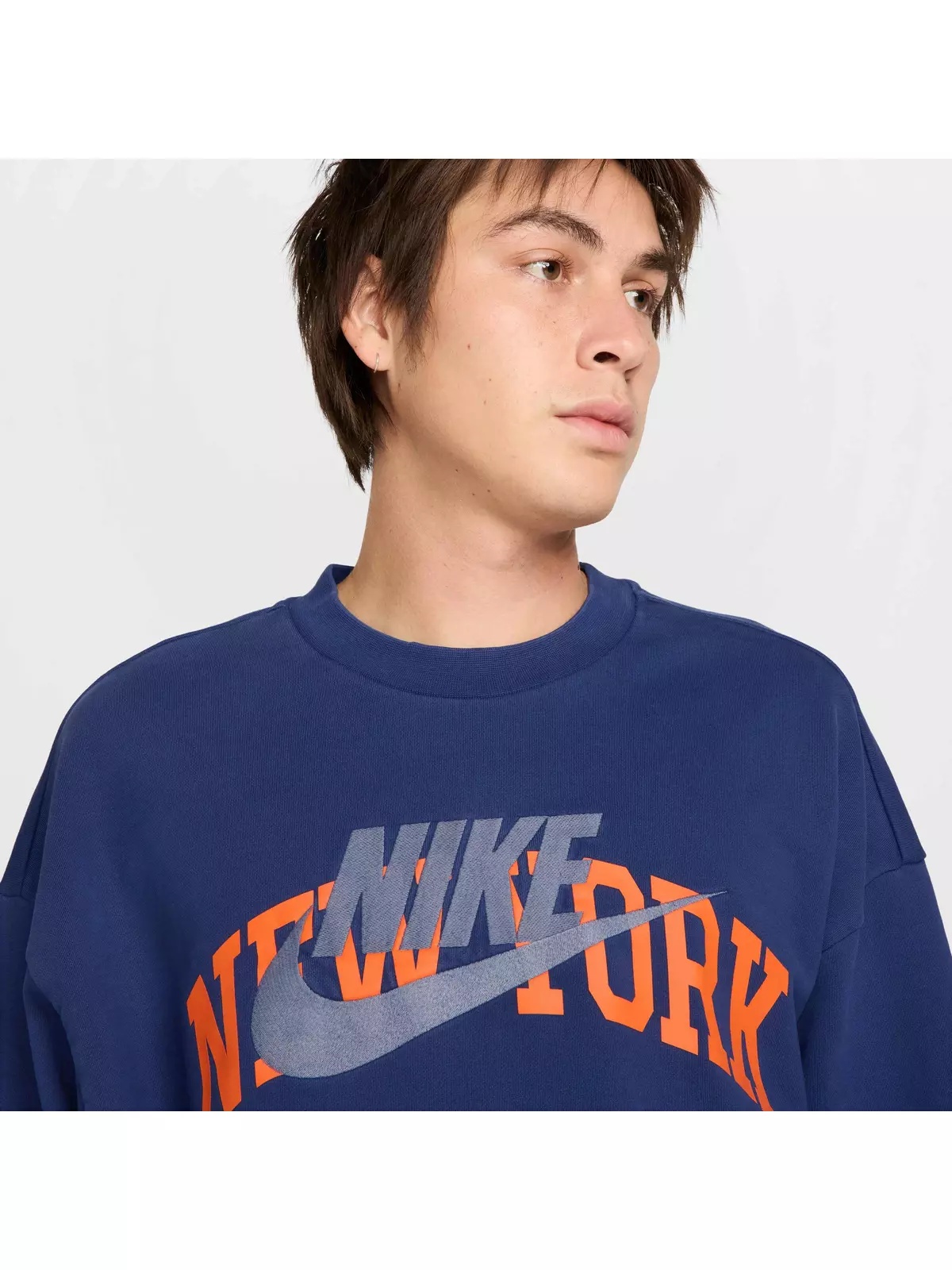 Air Men's NYC Fleece Crew -Blue - 3