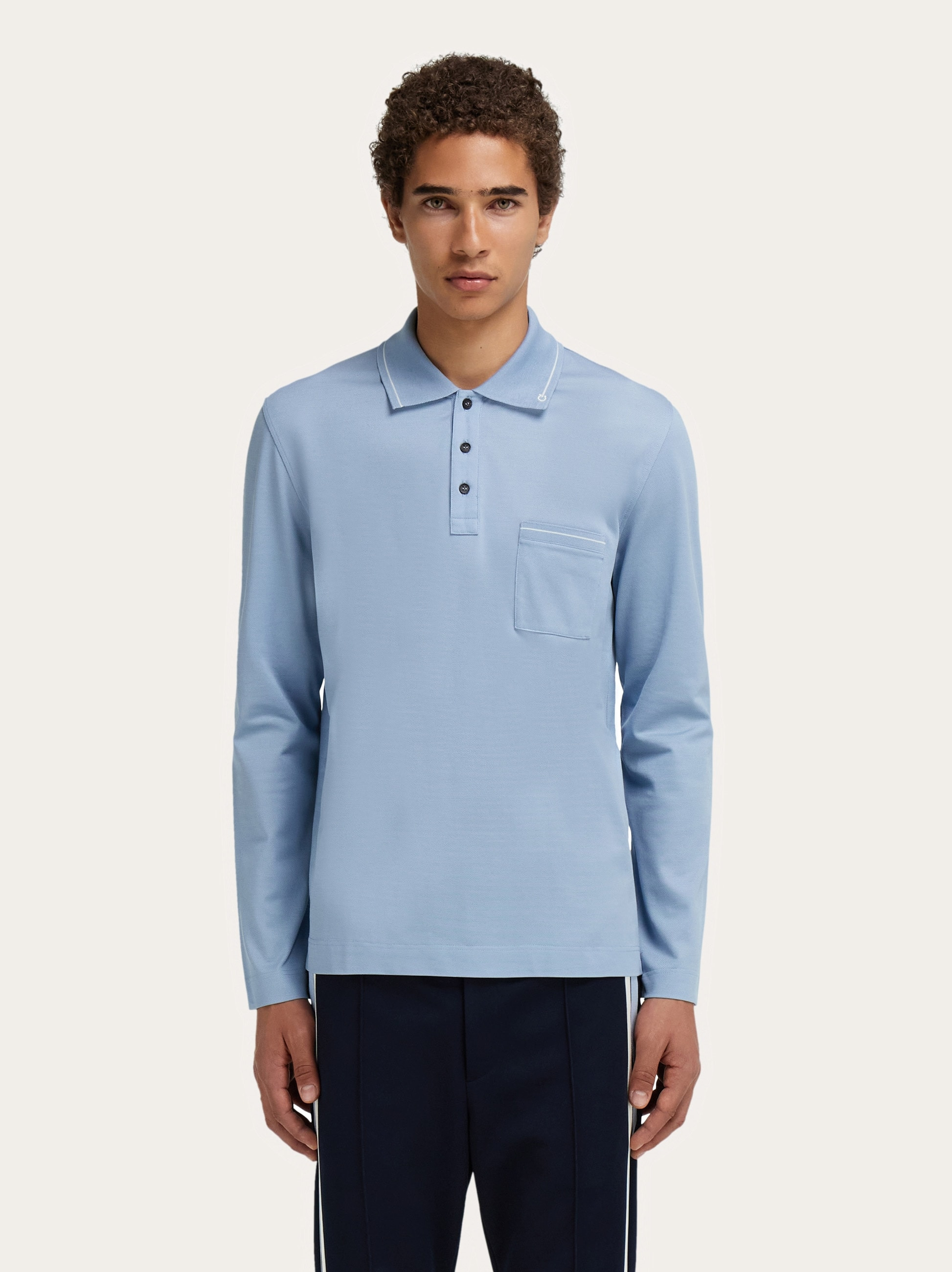 Long sleeved polo shirt - 2