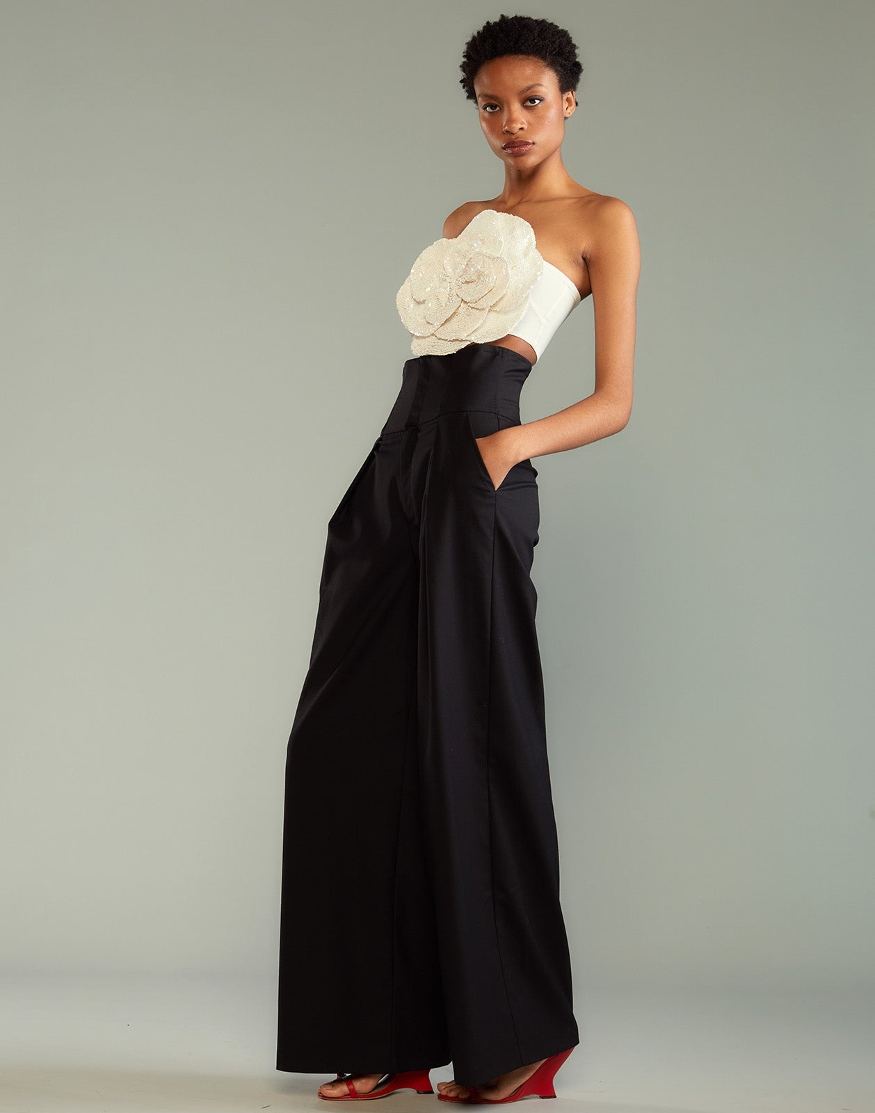 Corset Waist Pants - 2