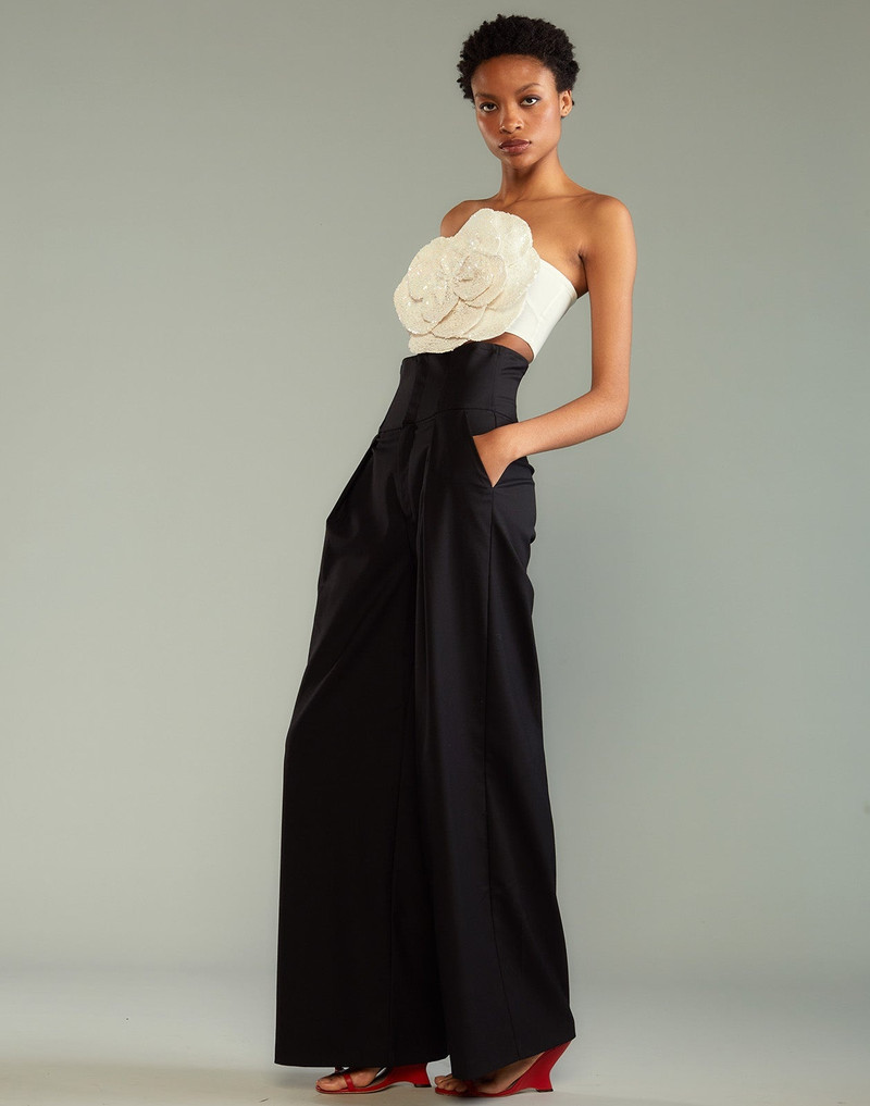 CYNTHIA ROWLEY Corset Waist Pants outlook