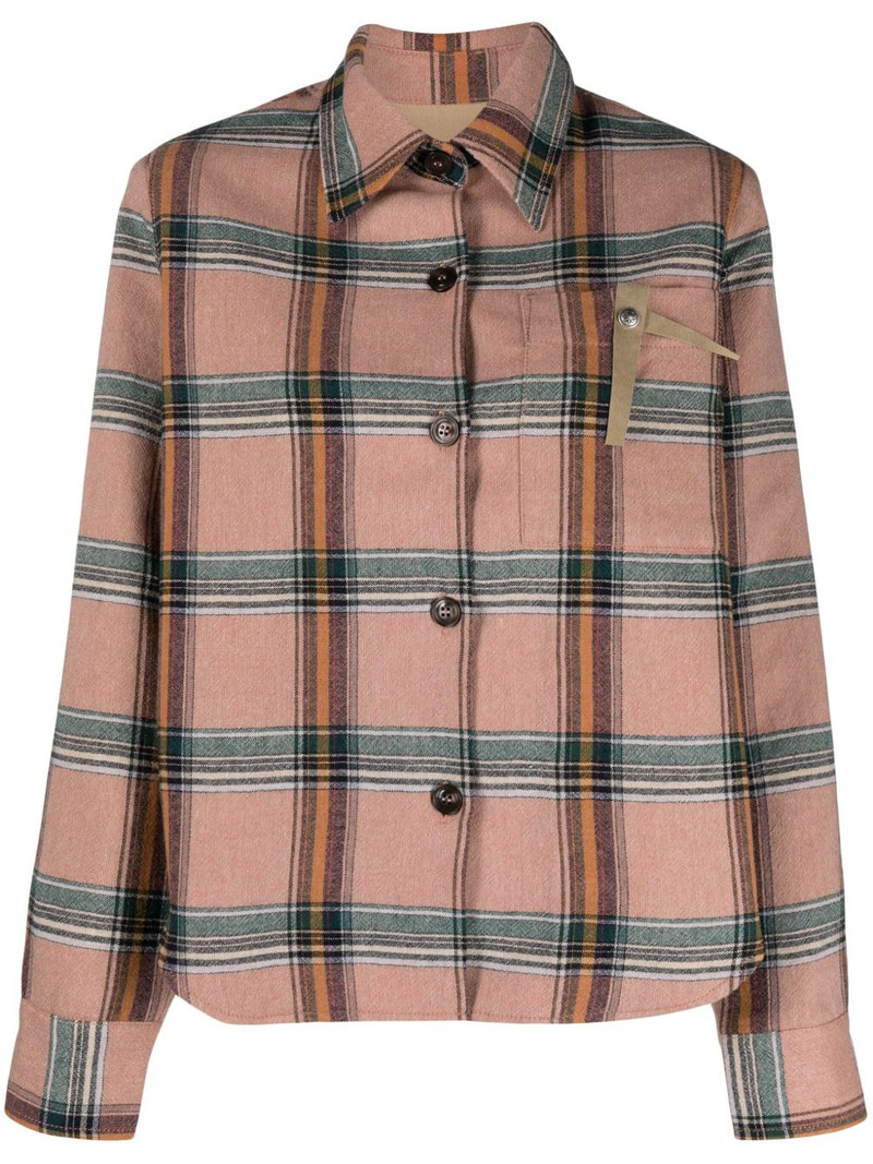 April check-print flannel shirt 1