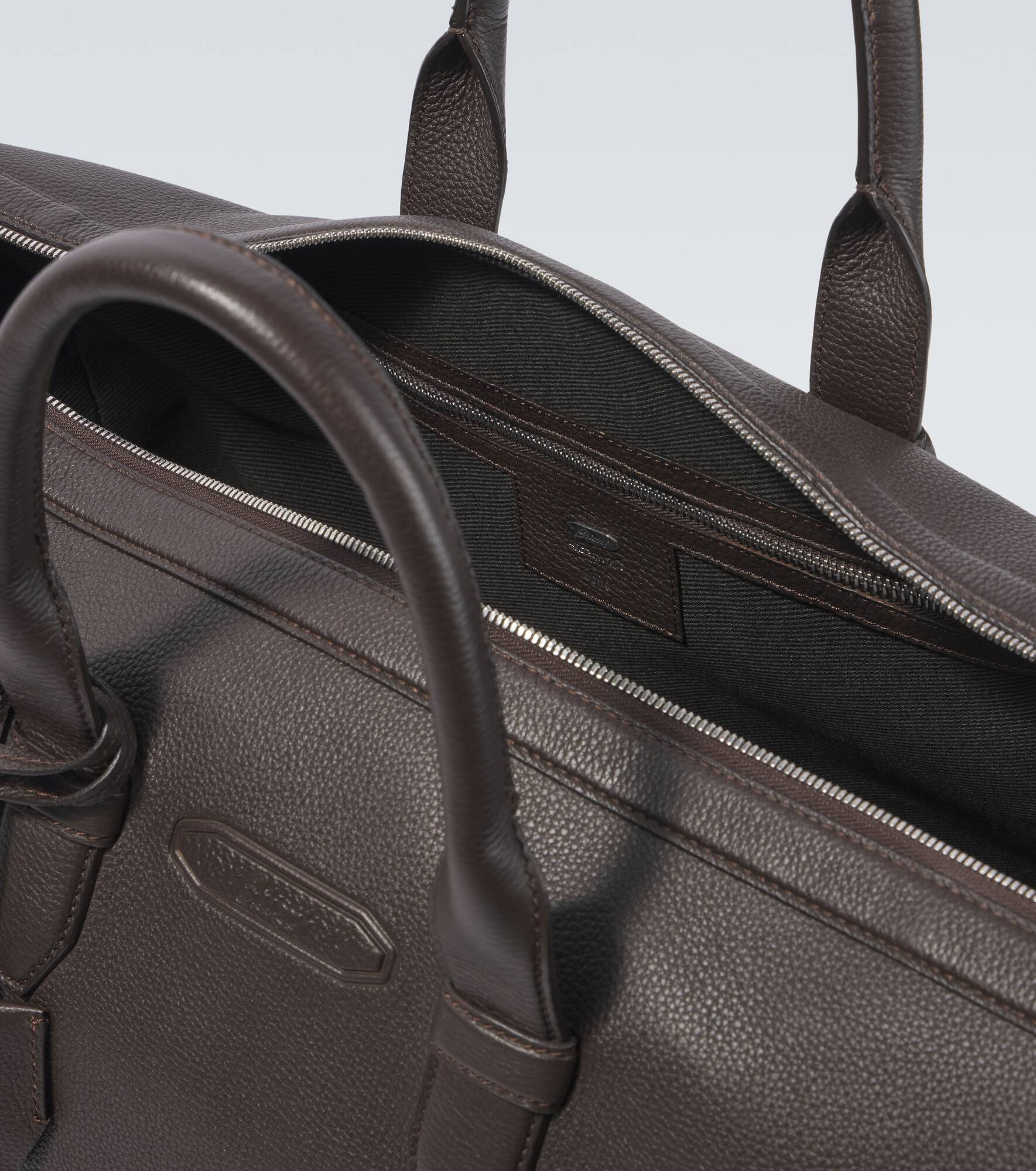 Leather duffel bag - 4