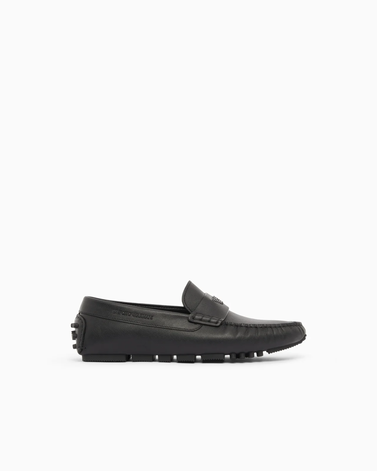 DRIVER LOAFERS IN SAFFIANO LEATHER - 1
