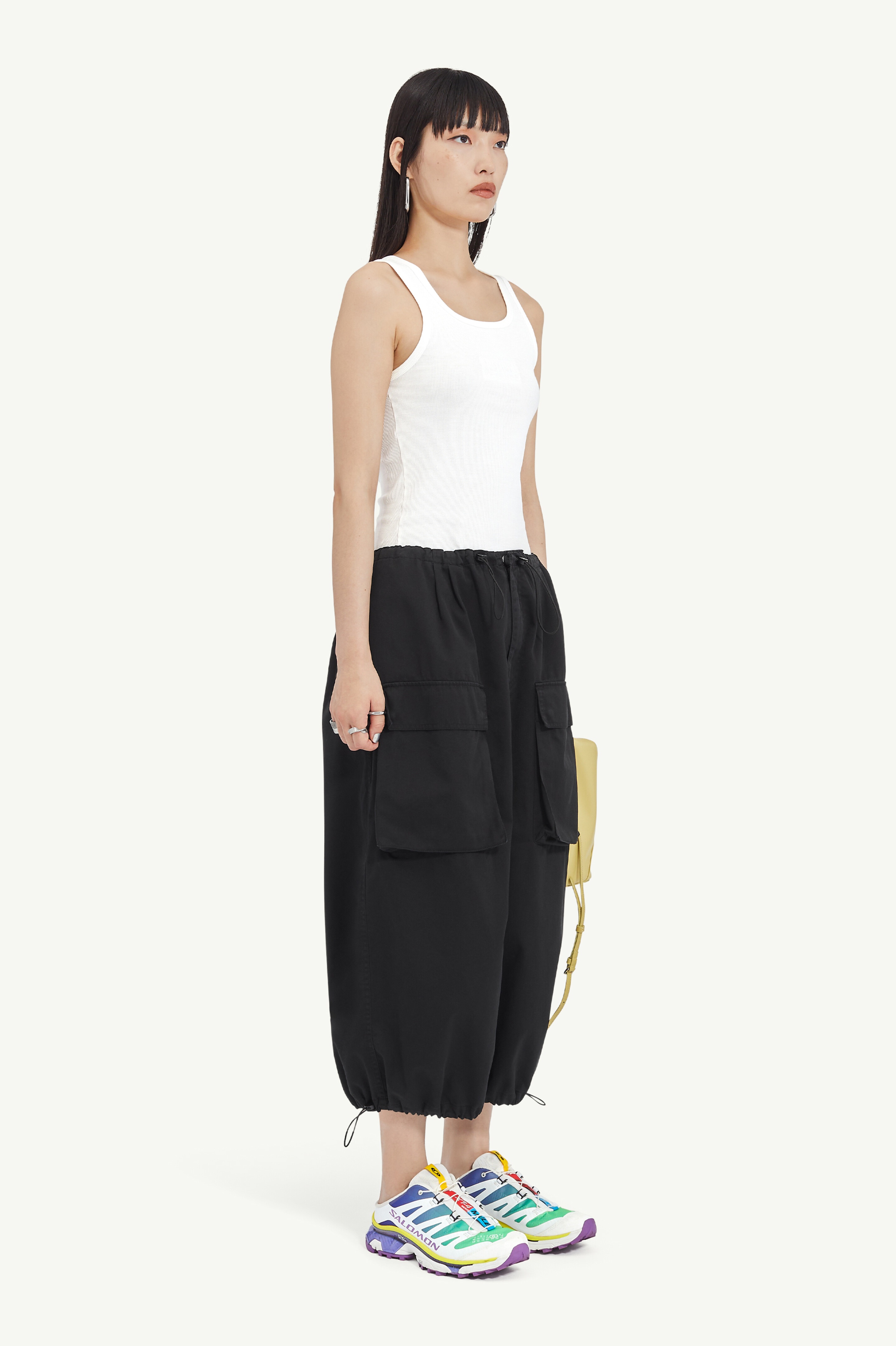 Cotton Gabardine Midi Skirt - 3