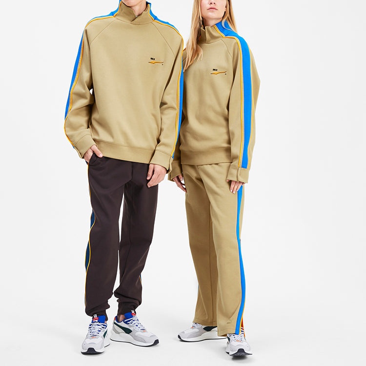 PUMA x ADER ERROR Unisex Stand-up Collar Sweatshirt Khaki 595538-49 - 5