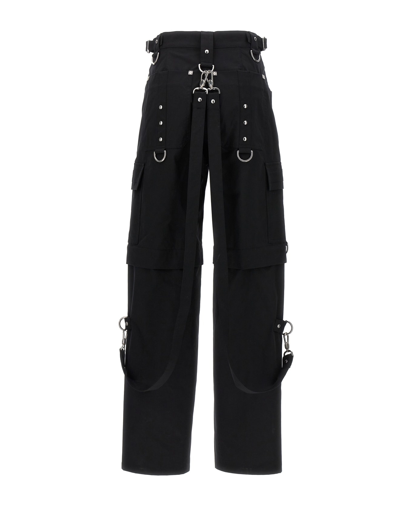 Two In One Detachable Cargo Pants With Suspenders - 2