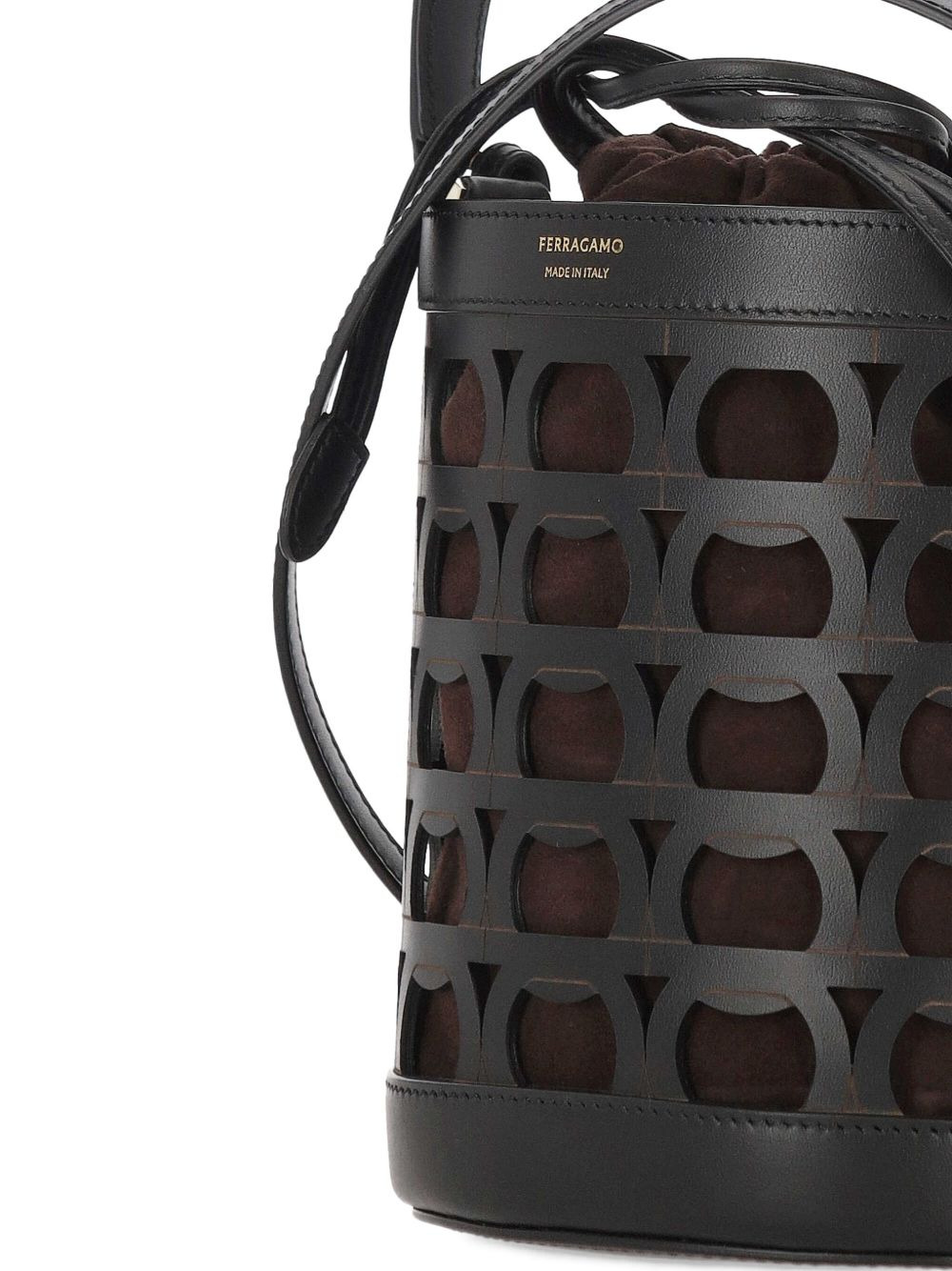 cut-out bucket bag - 4