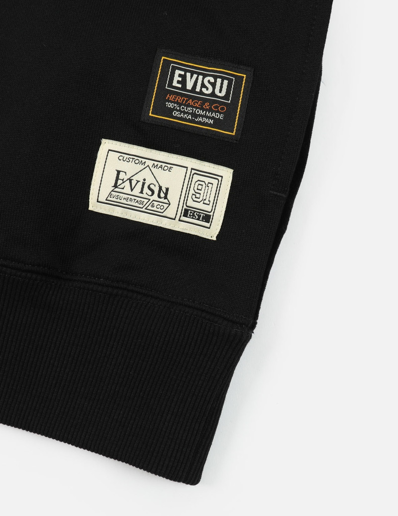 SEAGULL APPLIQUÉ PATCHWORK HOODED SWEATSHIRT 10