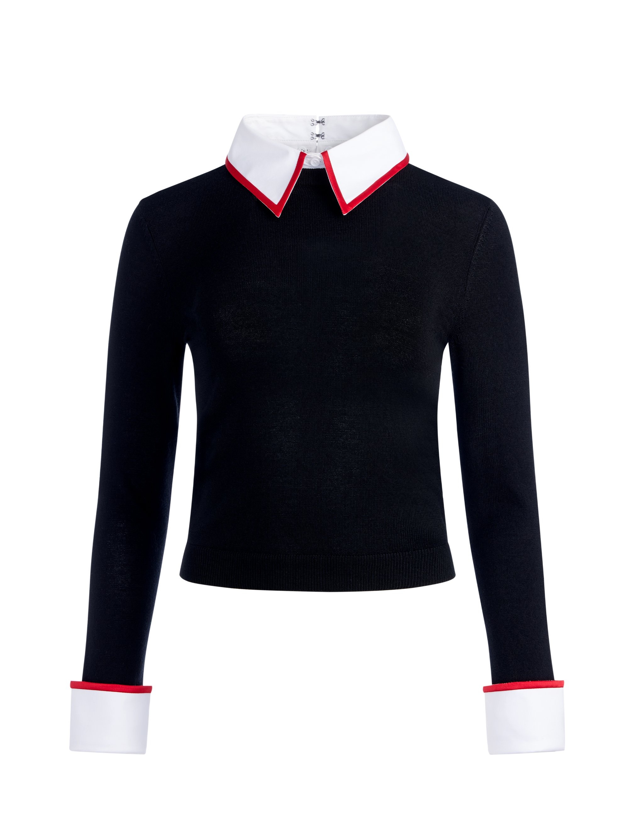 PORLA COLLARED SWEATER - 1