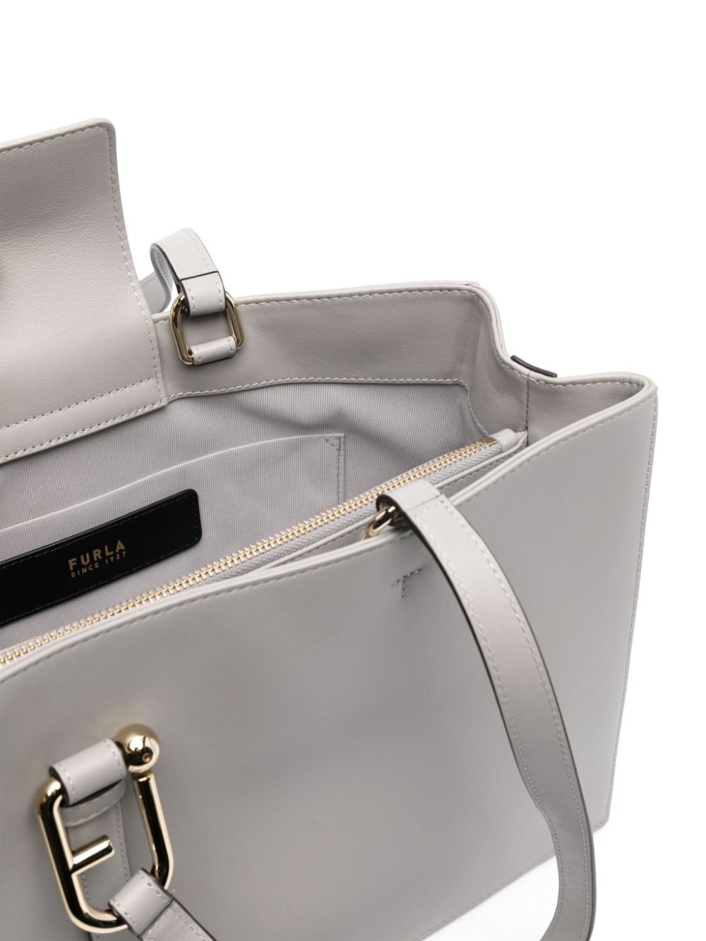 Nuvola leather tote bag - 5