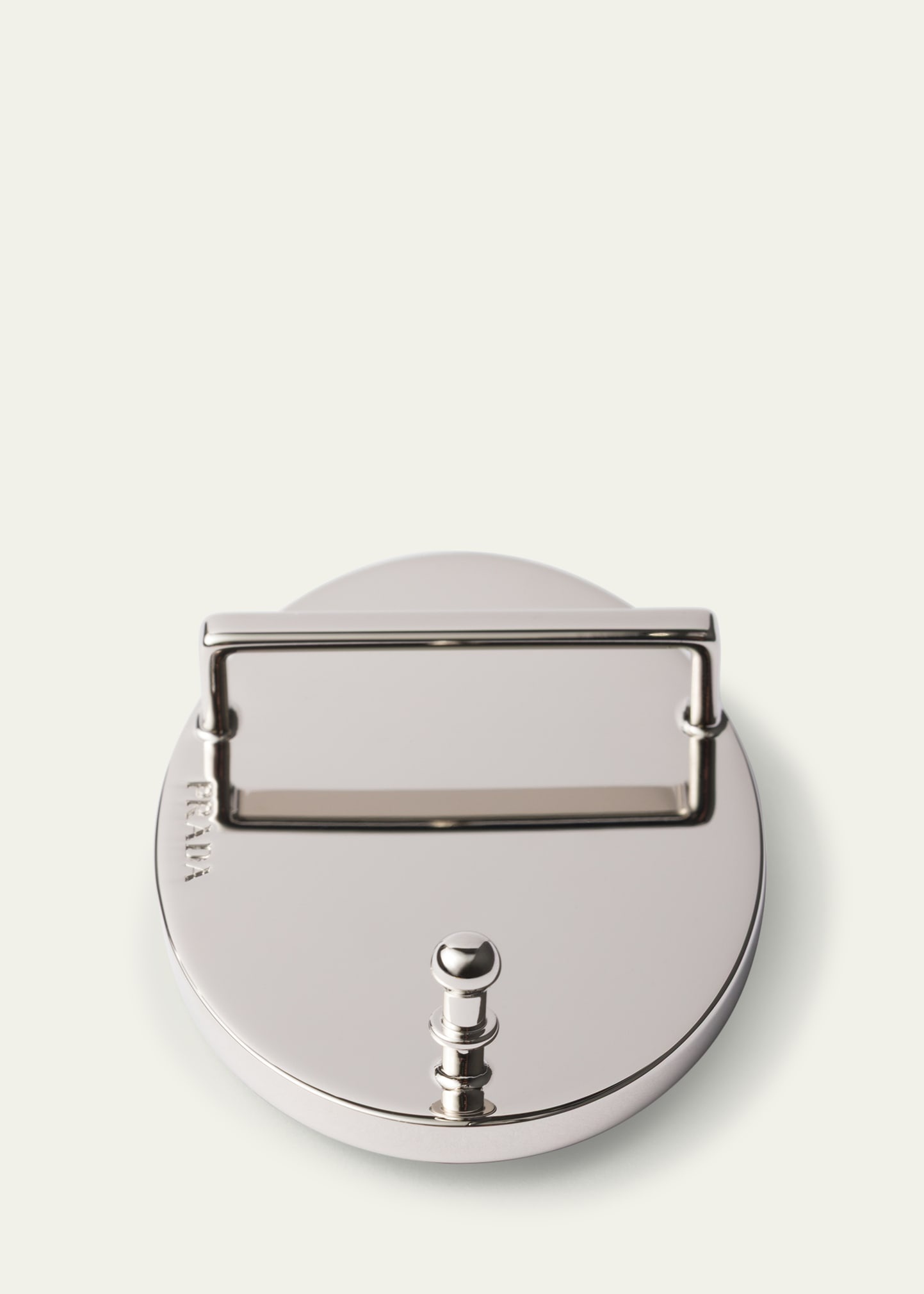 Men's Logo Leather Oval Belt Buckle - 2