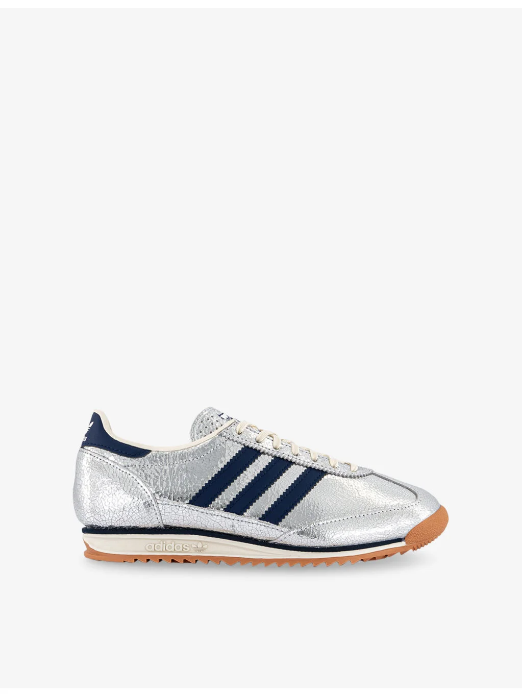 SL 7 Metallic-Leather Low-Top Trainers - 1