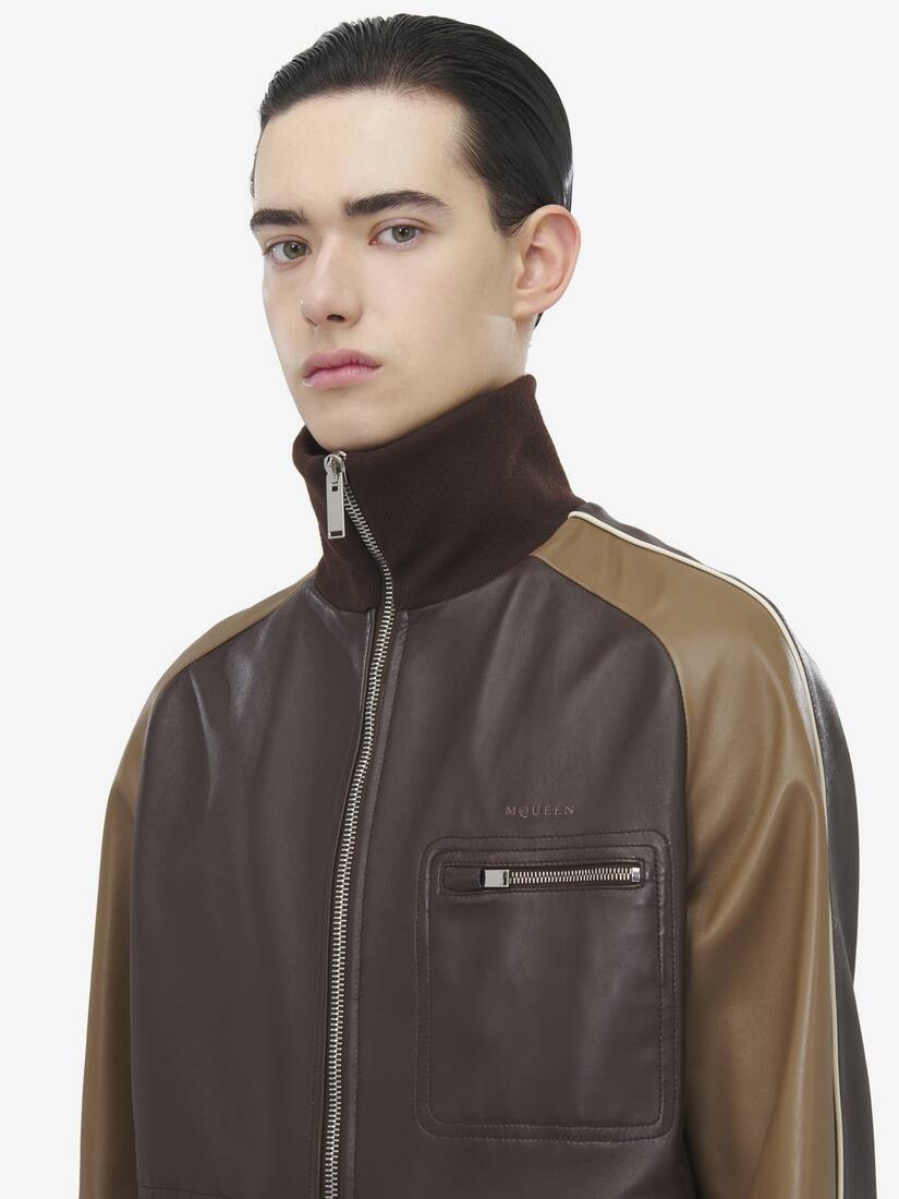 Leather Tracksuit Jacket - 6