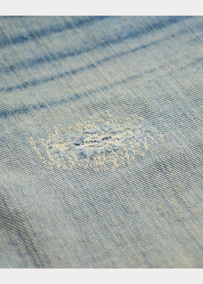 Straight Fit Byran Denim Short 4