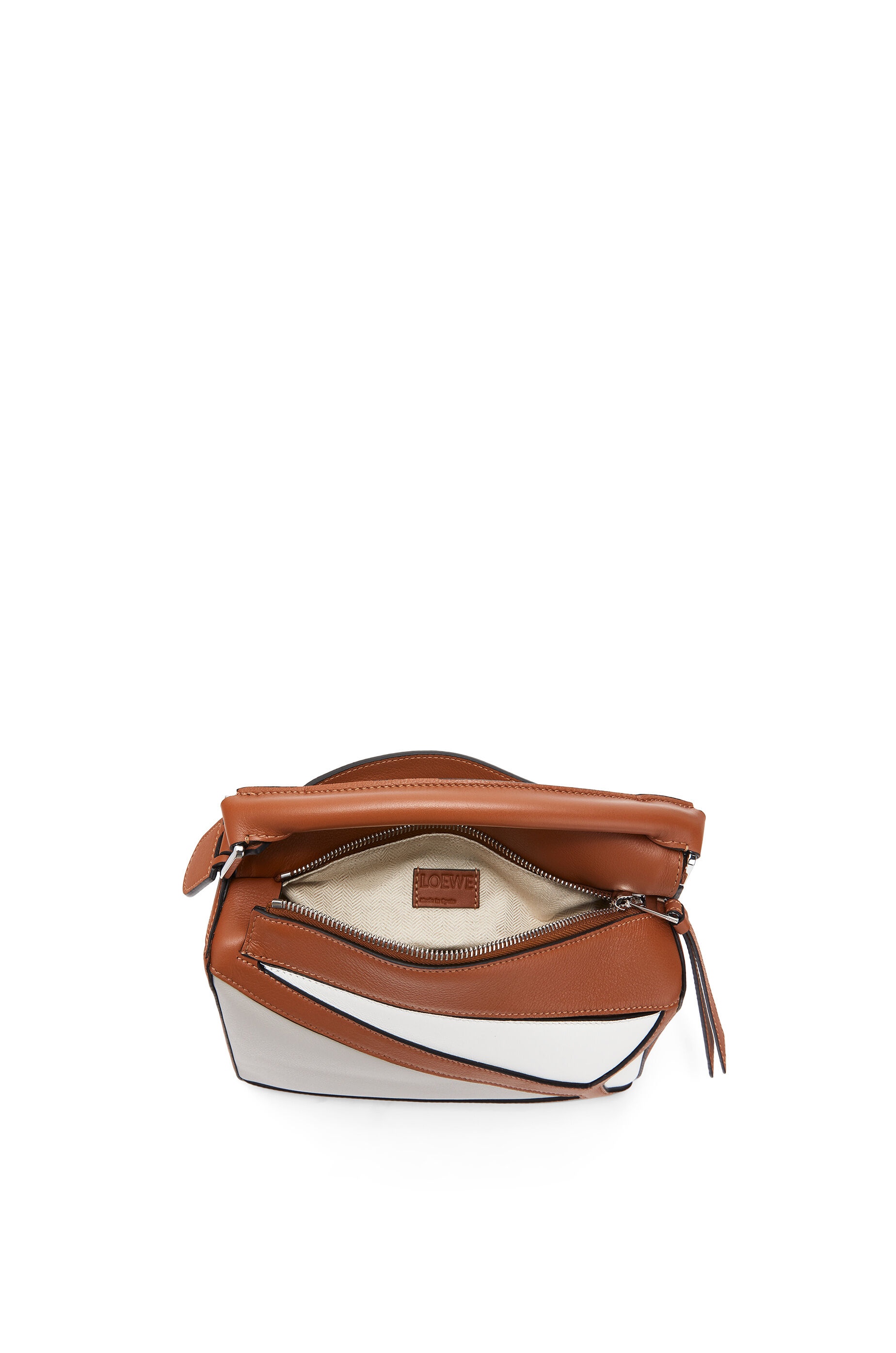 Small Puzzle Graphic bag in classic calfskin - 6