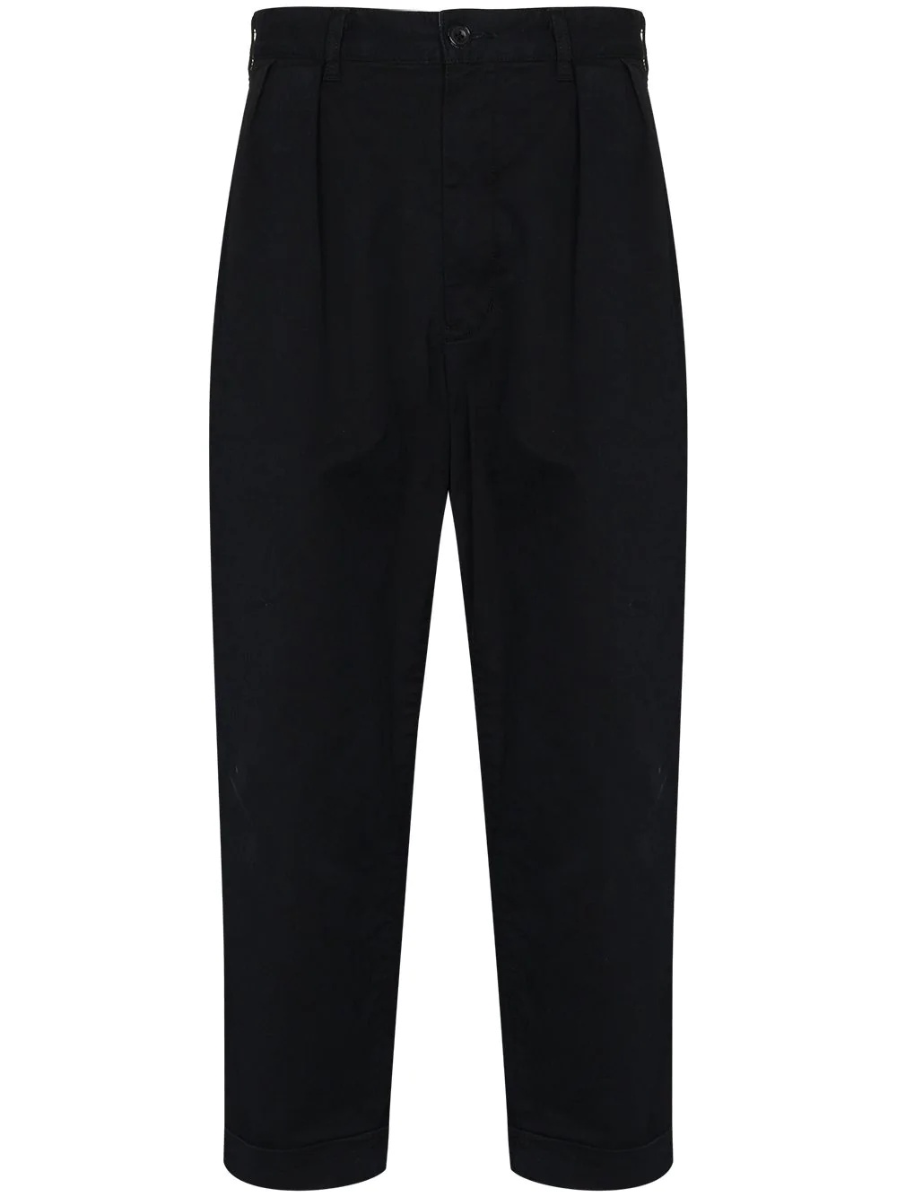 dart-detailing cropped trousers - 1