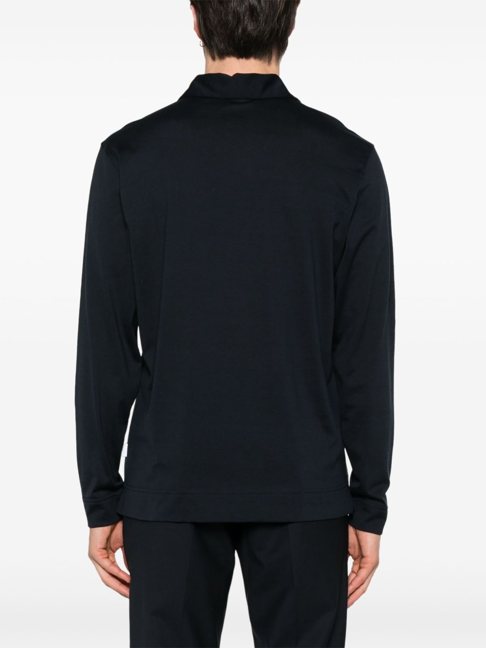 long-sleeved polo shirt - 3