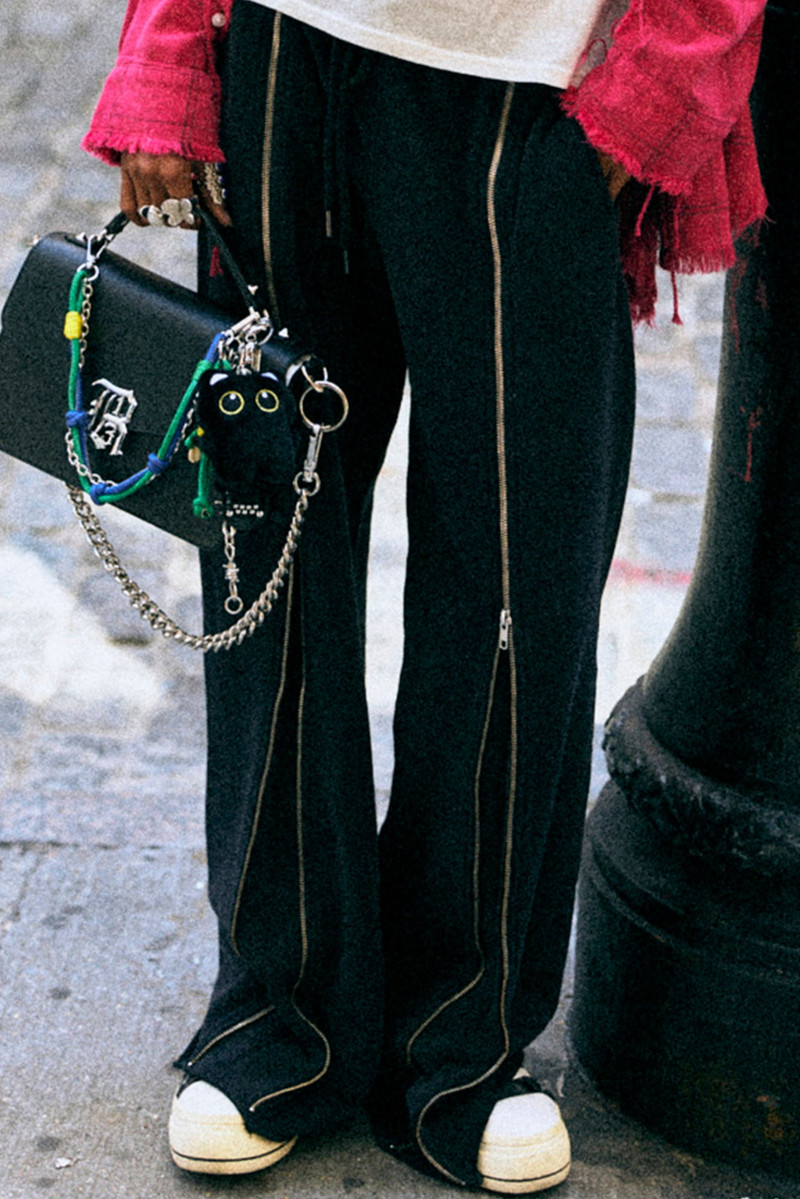 R13 ZIPPERED WIDE LEG SWEATPANT outlook