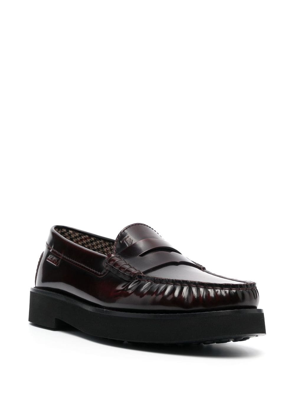 penny-slot leather loafers - 2