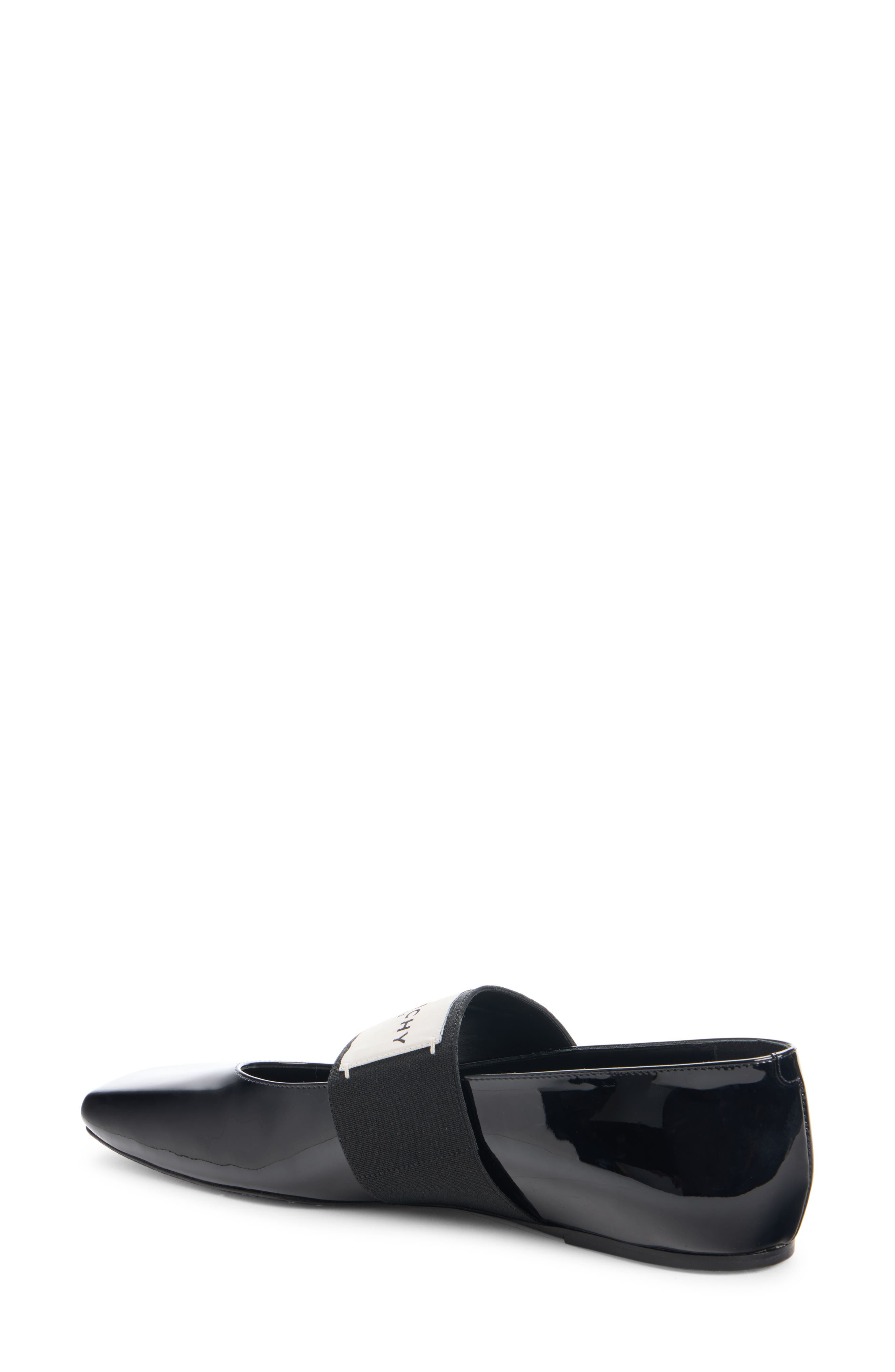 Givenchy Sliced Square Toe Mary Jane Flat in Black at Nordstrom - 3