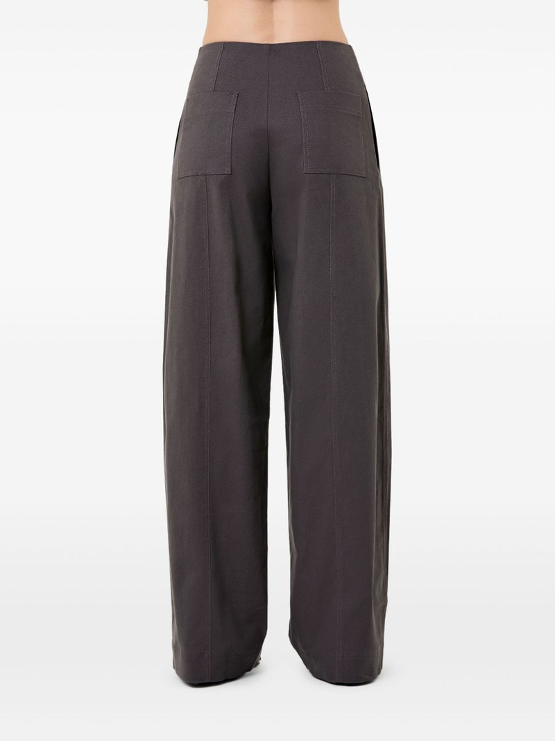 Amalia zip-detail trousers 4