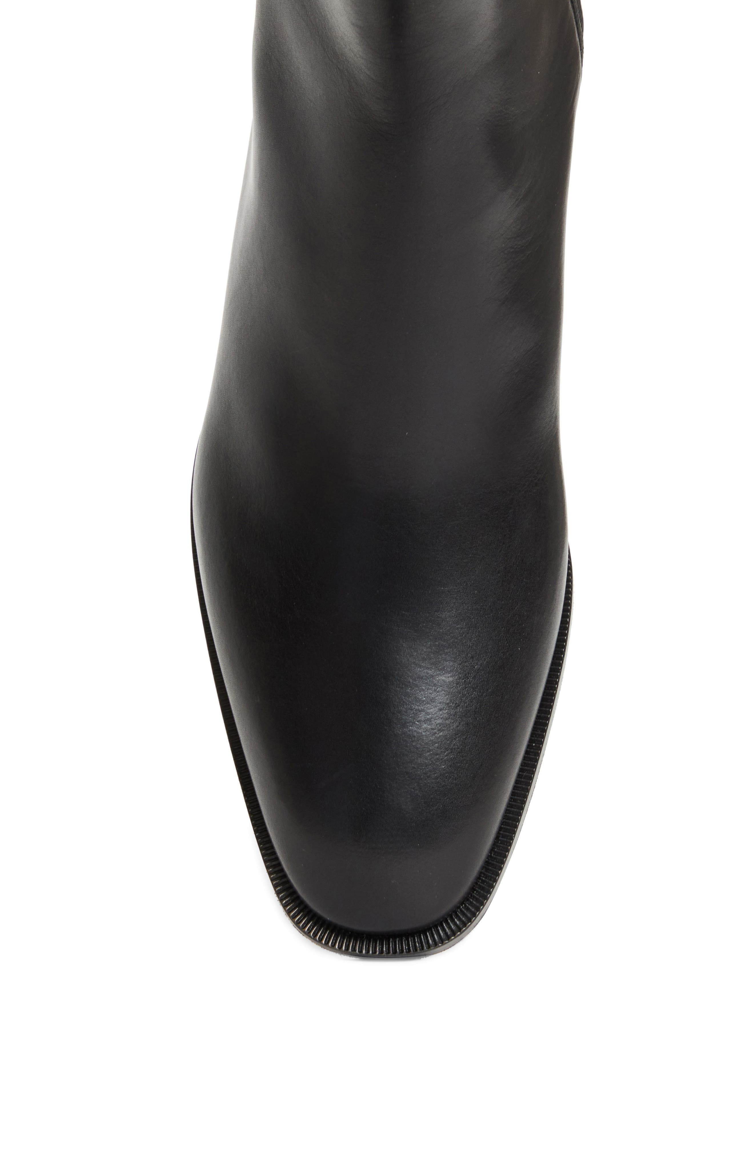 Christian Louboutin Ziggissimo Forever Plain Toe Boot in Black at Nordstrom - 5