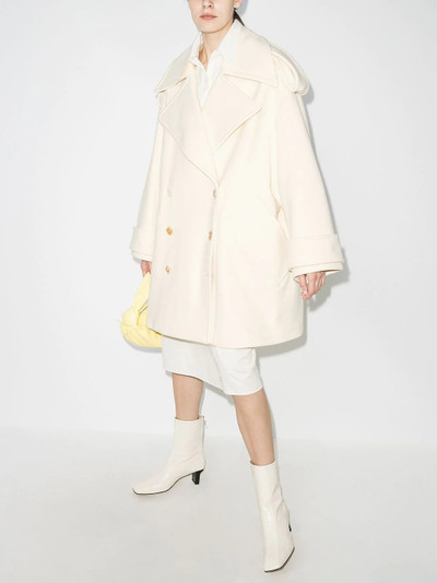 Marni oversized wool peacoat outlook