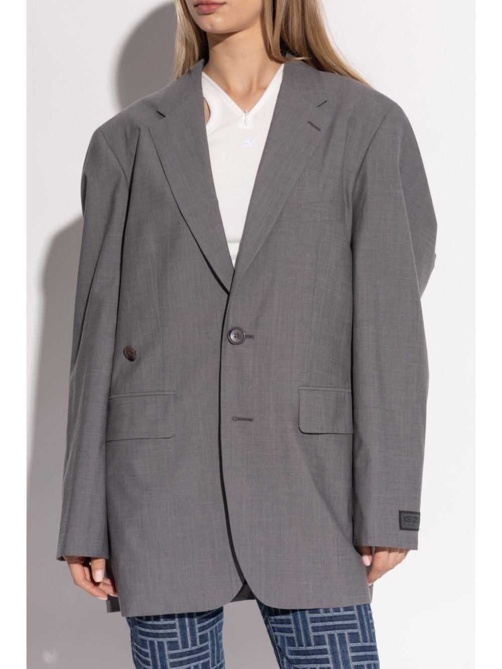 single breasted blazer - 3