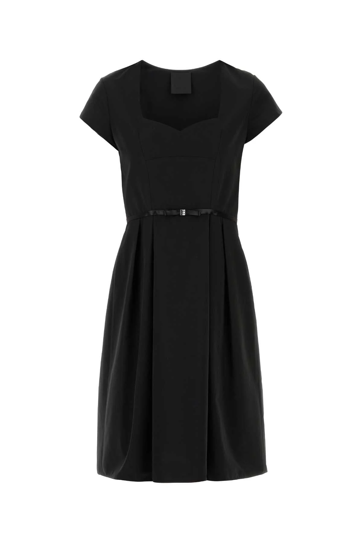 Givenchy Women Black Taffetas Mini Dress - 1