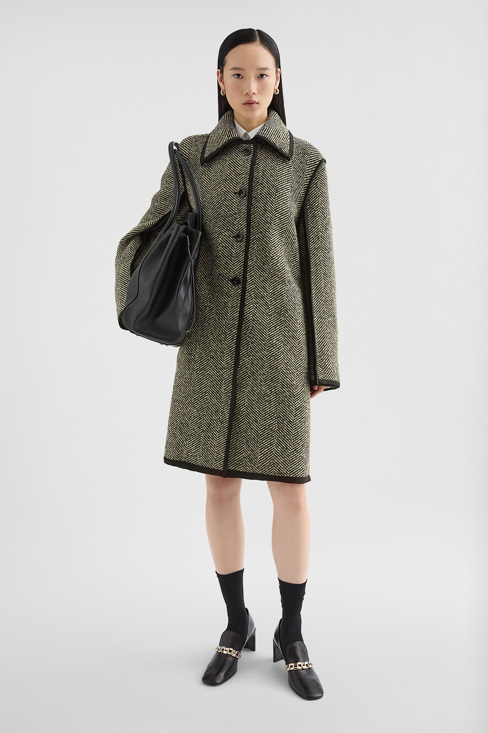 Wool Tweed Coat - 3