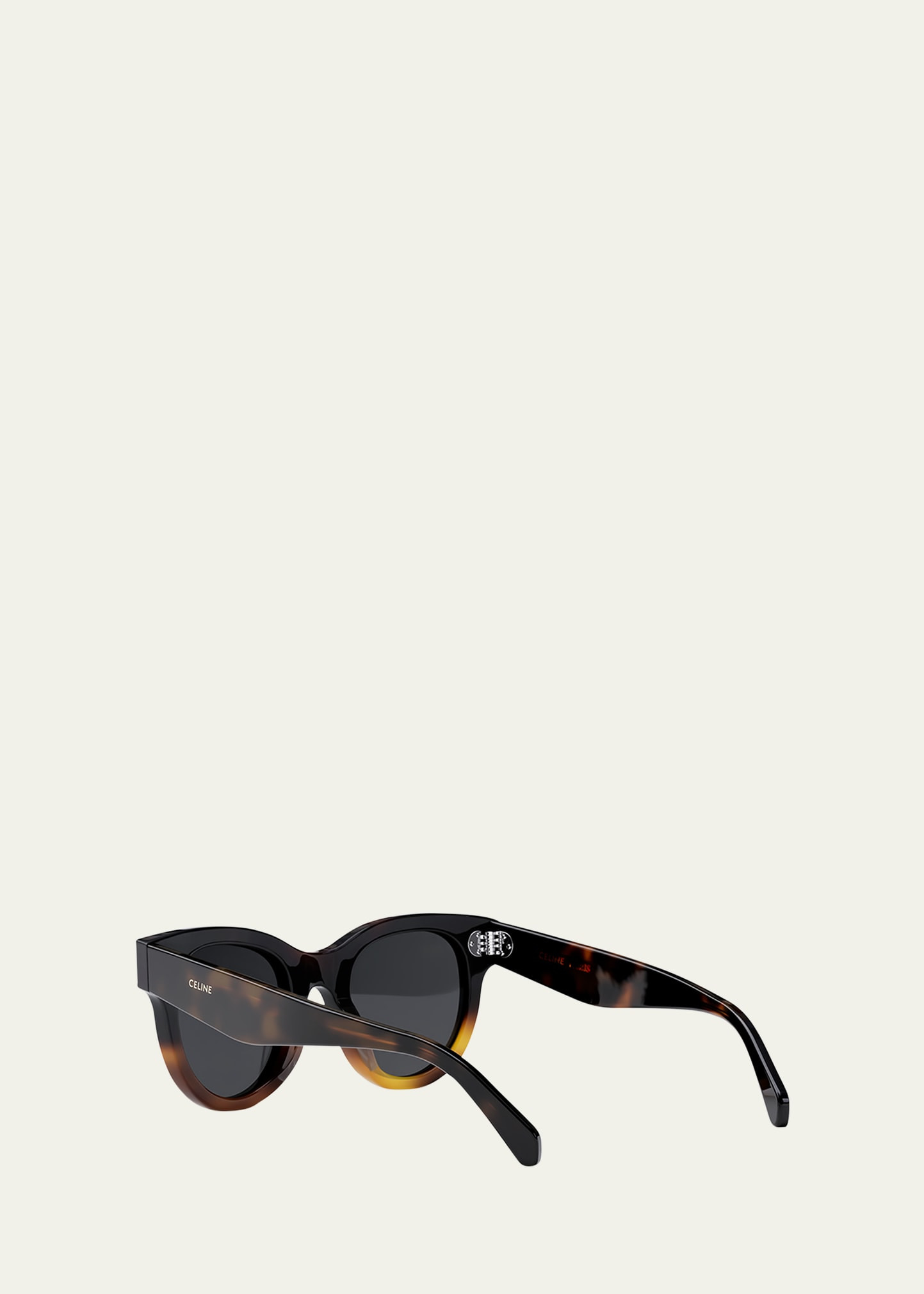 Tortoiseshell Acetate Cat-Eye Sunglasses - 4