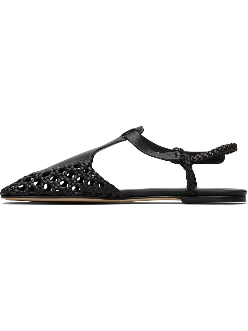 HEREU Black Reixa Sandals outlook