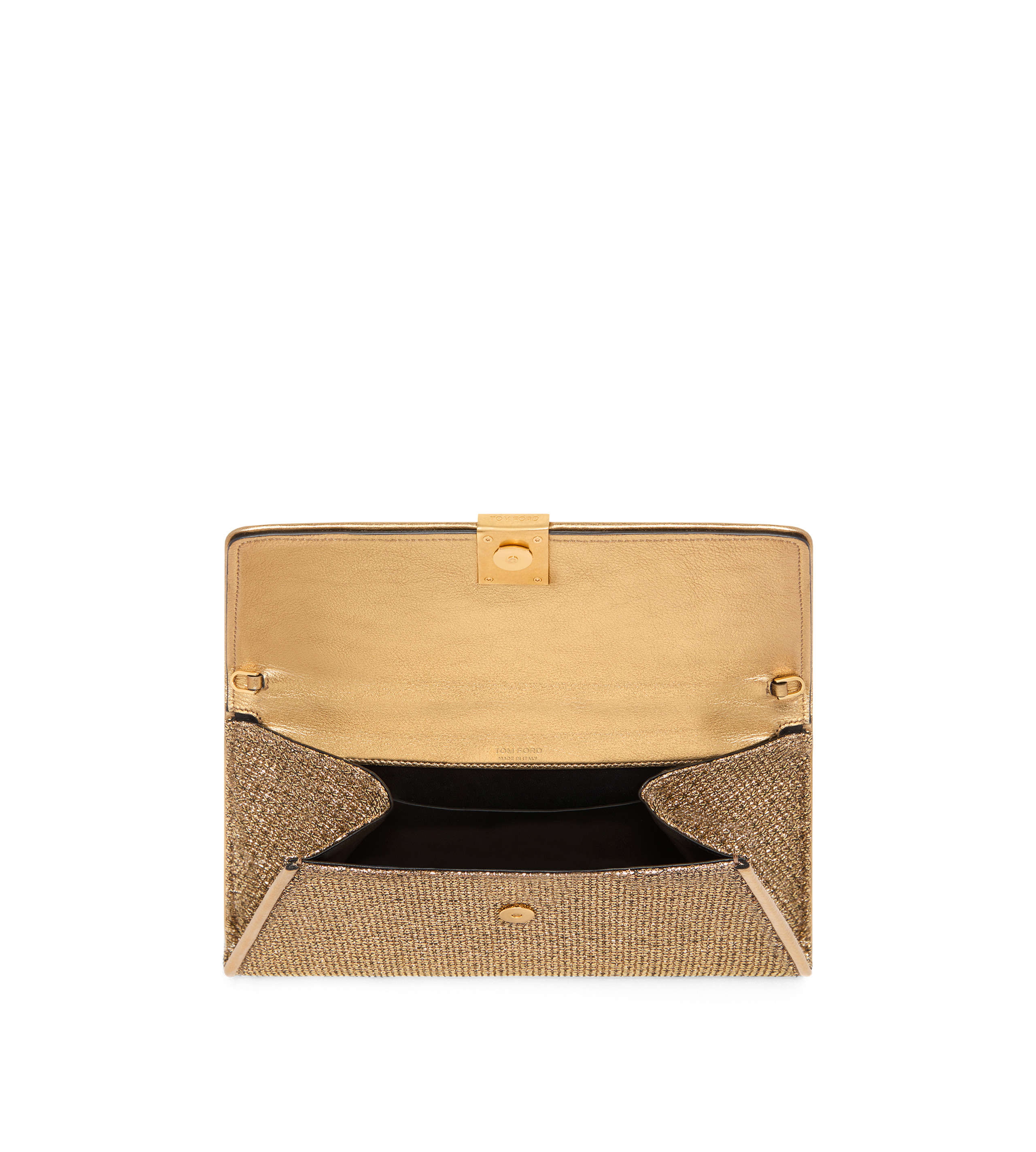TEXTURED FABRIC NOBILE CLUTCH - 4