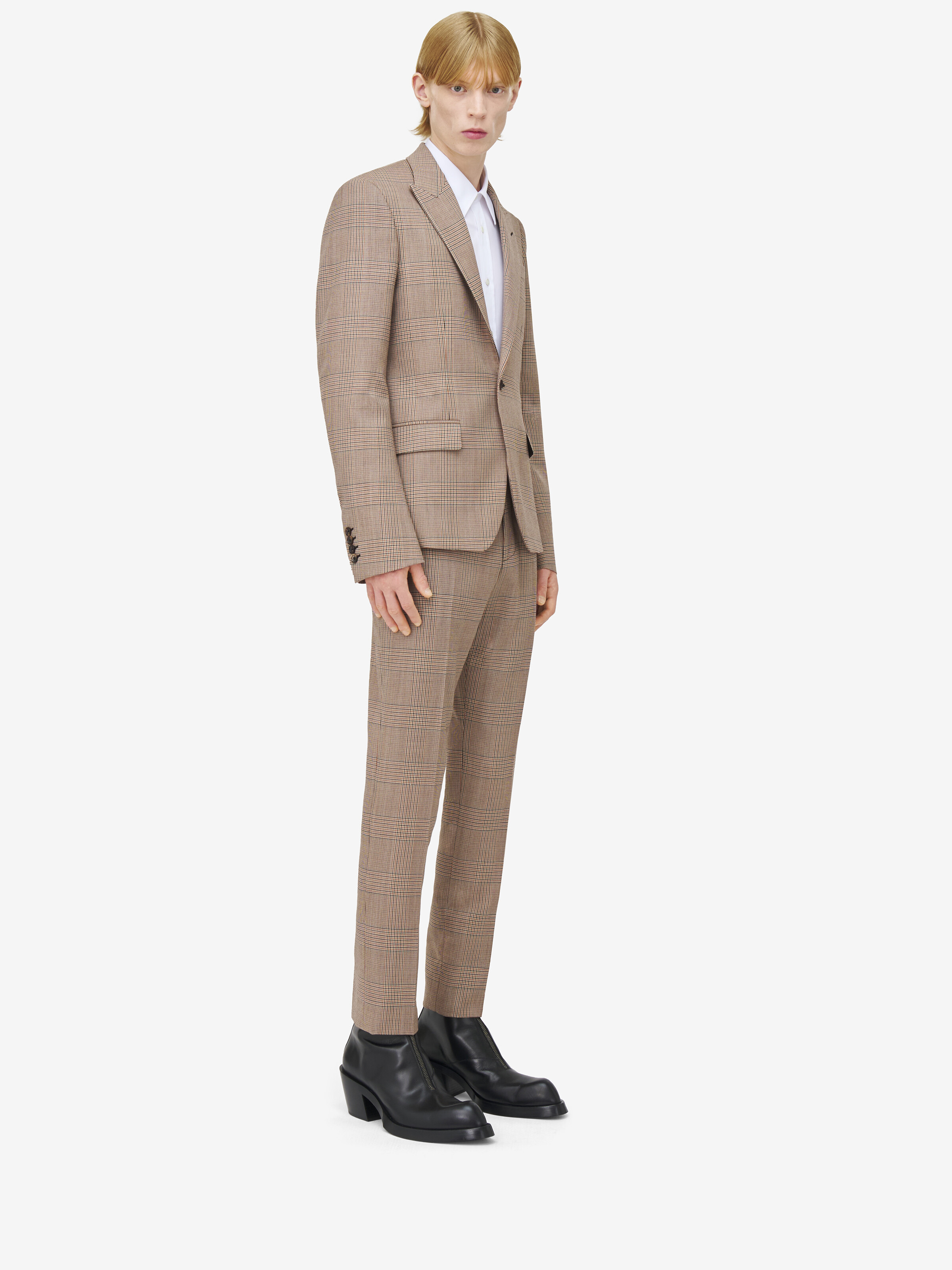 London Check Single-Breasted Jacket - 4
