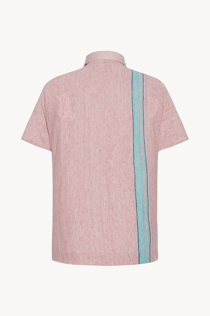 The Row Eddie Top in Linen outlook