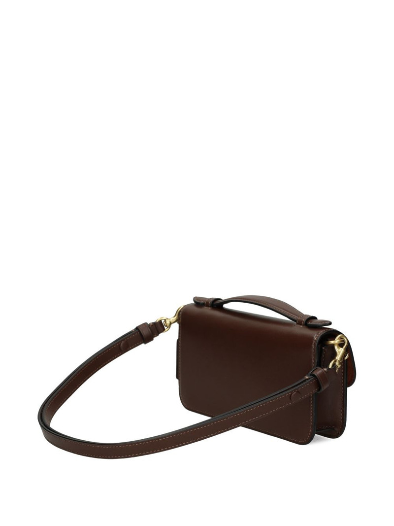Elora top handle leather satchel bag 5